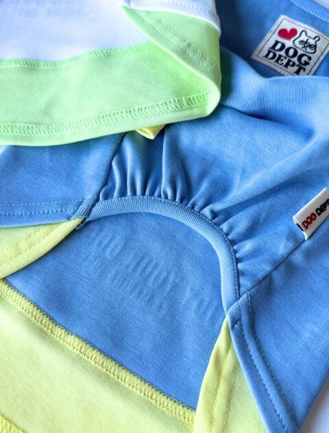 風景ミックスレイヤーTシャツ犬服ブランドのドッグデプト/DOG DEPT