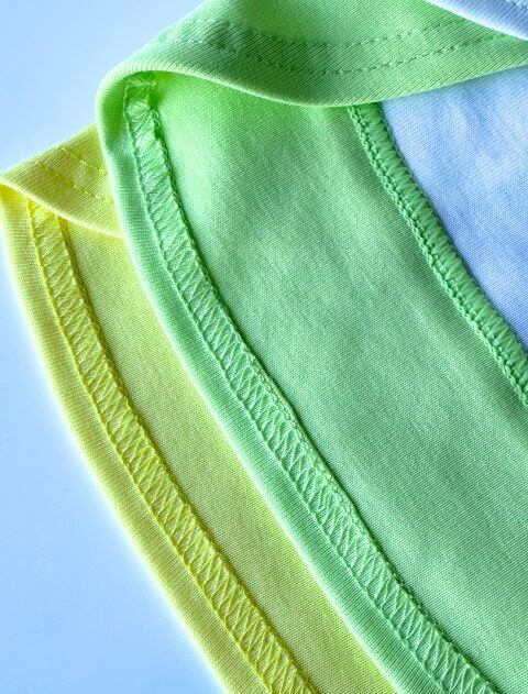 風景ミックスレイヤーTシャツ犬服ブランドのドッグデプト/DOG DEPT