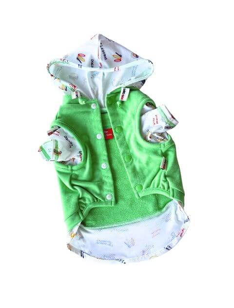 ドッグデプト　ダウン　4L ドッグデプト DOGDEPT 4L 大型犬 犬服 夏 クール 防蚊 水色 新品