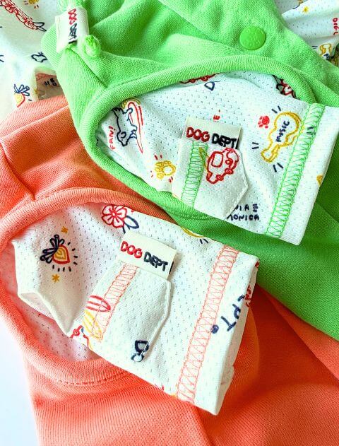 レイヤーボタンパーカー犬服ブランドのドッグデプト/DOG DEPT