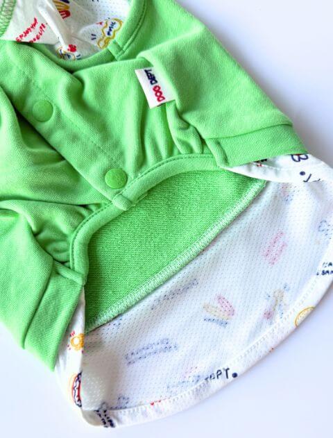 レイヤーボタンパーカー犬服ブランドのドッグデプト/DOG DEPT