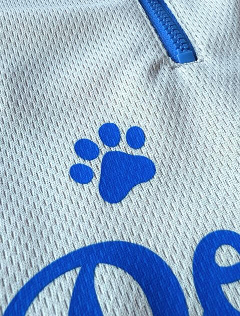 スポーツロゴ　スウェットパーカー 犬服ブランドのドッグデプト/DOG DEPT
