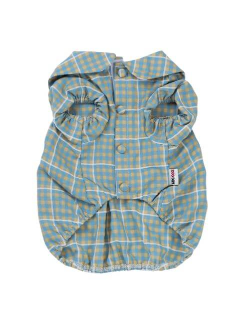 犬服 / ドッグウェア】保冷剤ポケット付きギンガムセーラー