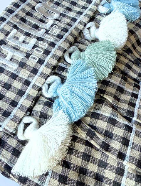 保冷剤ポケット付きギンガムセーラー犬服ブランドのドッグデプト/DOG DEPT