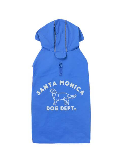 UVプリントロゴレインコート  犬服ブランドのドッグデプト/DOG DEPT