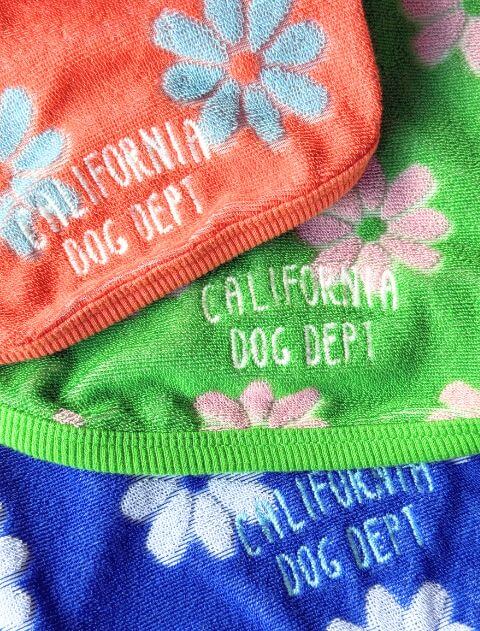 フラワーパイルボタンパーカー犬服ブランドのドッグデプト/DOG DEPT