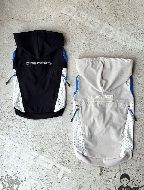 【DOG WEAR】ドライタッチボタンパーカー