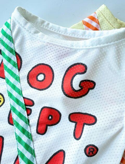 ポシェット付きノースリーブ 犬服ブランドのドッグデプト/DOG DEPT