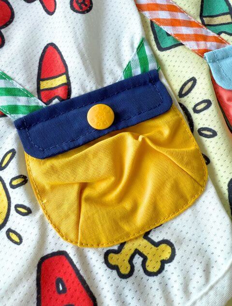 ポシェット付きノースリーブ 犬服ブランドのドッグデプト/DOG DEPT