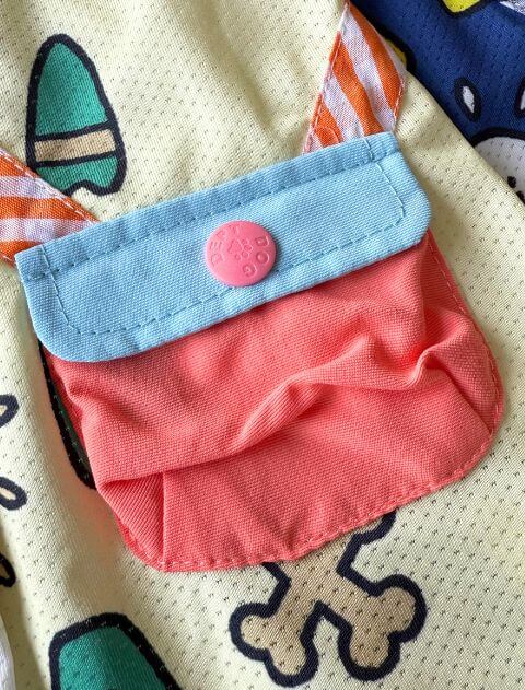 ポシェット付きノースリーブ 犬服ブランドのドッグデプト/DOG DEPT