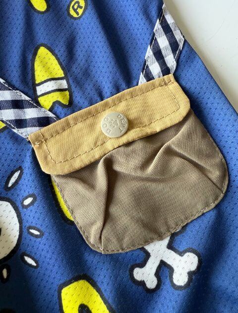 ポシェット付きノースリーブ 犬服ブランドのドッグデプト/DOG DEPT