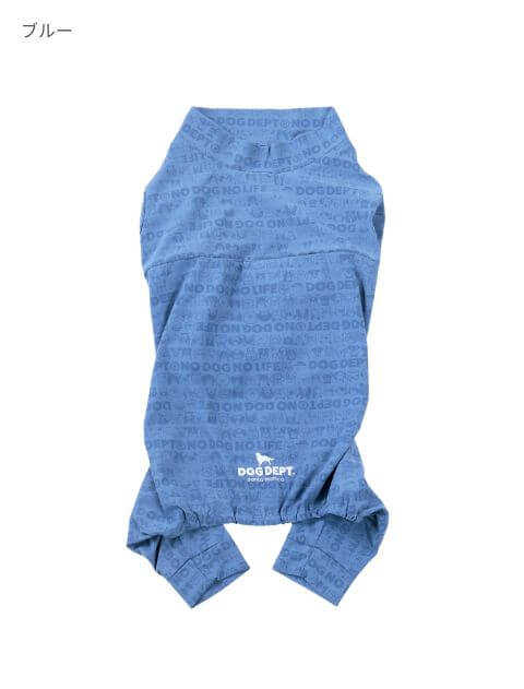 接触冷感プリントロンパース犬服ブランドのドッグデプト/DOG DEPT