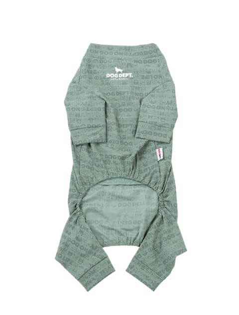 接触冷感プリントロンパース犬服ブランドのドッグデプト/DOG DEPT