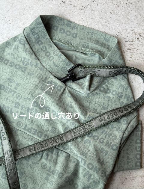 接触冷感プリントロンパース犬服ブランドのドッグデプト/DOG DEPT