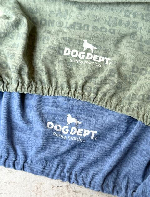 接触冷感プリントロンパース犬服ブランドのドッグデプト/DOG DEPT