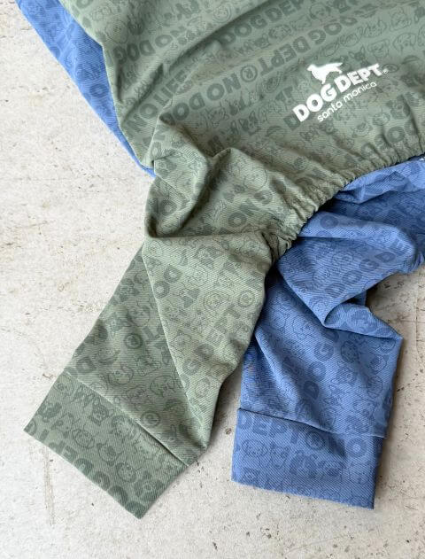 接触冷感プリントロンパース犬服ブランドのドッグデプト/DOG DEPT