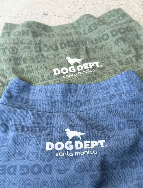 接触冷感プリントロンパース犬服ブランドのドッグデプト/DOG DEPT