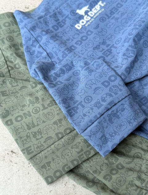 接触冷感プリントロンパース犬服ブランドのドッグデプト/DOG DEPT