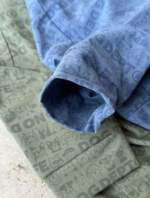 接触冷感プリントロンパース犬服ブランドのドッグデプト/DOG DEPT