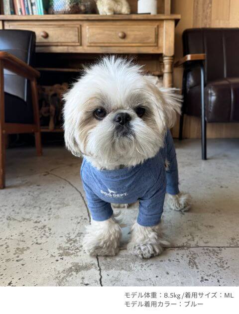 接触冷感プリントロンパース犬服ブランドのドッグデプト/DOG DEPT