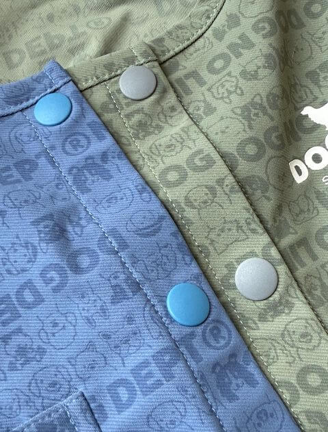 接触冷感プリント背中ボタンノースリーブ 犬服ブランドのドッグデプト/DOG DEPT
