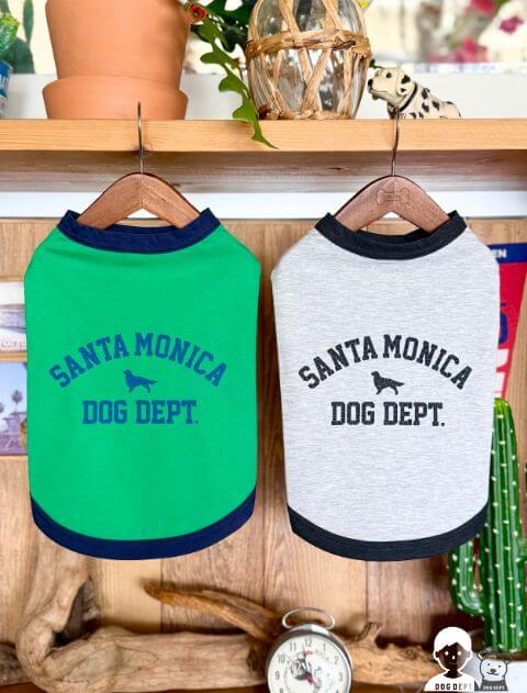 【DOG WEAR】ロゴプリントリンガークールTシャツ