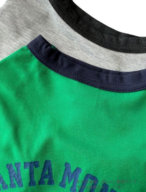 ロゴプリントリンガークールTシャツ 犬服ブランドのドッグデプト/DOG DEPT