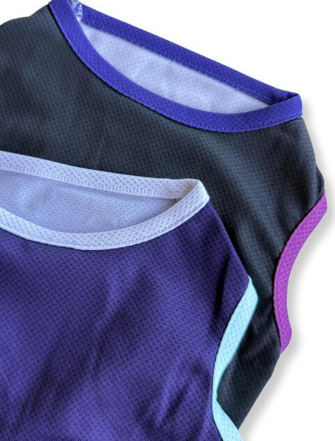 濡らして着るメインドッグメッシュノースリーブ 犬服ブランドのドッグデプト/DOG DEPT