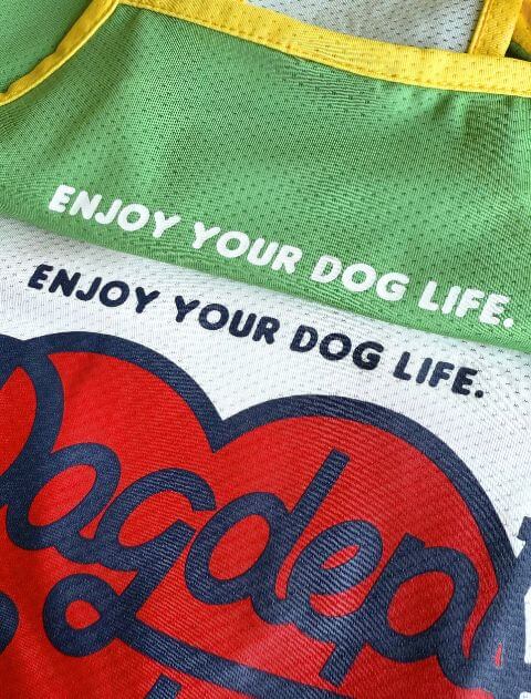 メッシュハートロゴキャミワンピ 犬服ブランドのドッグデプト/DOG DEPT
