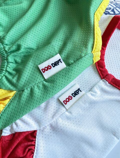 メッシュハートロゴキャミワンピ 犬服ブランドのドッグデプト/DOG DEPT