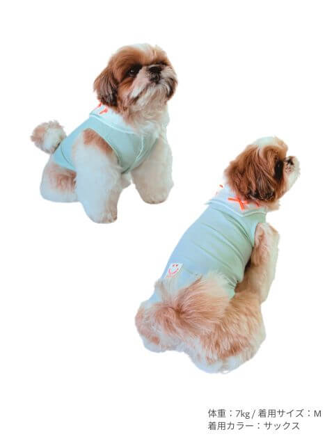保冷剤ポケット付きリボンセーラー  犬服ブランドのドッグデプト/DOG DEPT