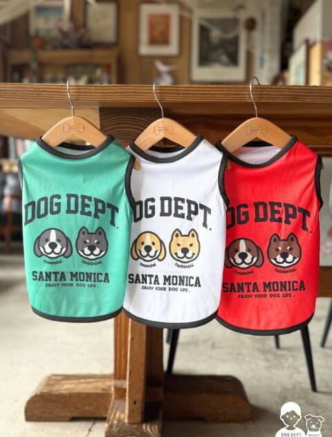 【DOG WEAR】濡らして着るdog earsメッシュノースリーブ