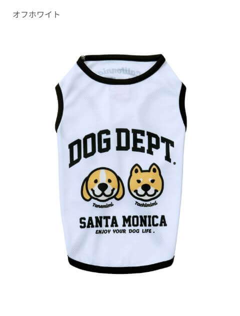 濡らして着るdog earsメッシュノースリーブ 犬服ブランドのドッグデプト/DOG DEPT