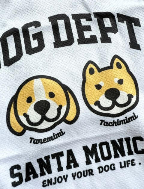 濡らして着るdog earsメッシュノースリーブ 犬服ブランドのドッグデプト/DOG DEPT