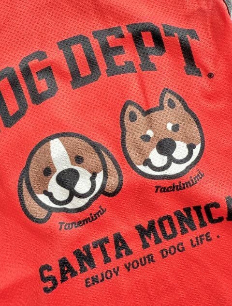 濡らして着るdog earsメッシュノースリーブ 犬服ブランドのドッグデプト/DOG DEPT