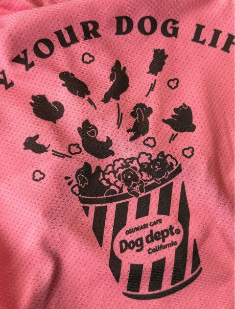 おすわりポップコーンパーカー犬服ブランドのドッグデプト/DOG DEPT
