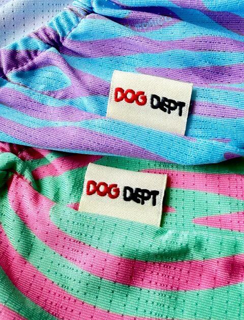 パステルゼブラロンパース犬服ブランドのドッグデプト/DOG DEPT