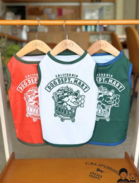 【DOG WEAR】濡らして着るぽっちゃりドッグ Market メッシュノースリーブ