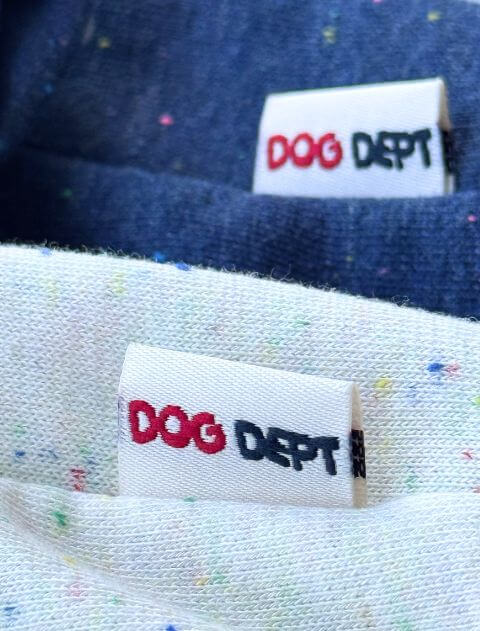 カラーネップパーカーワンピ 犬服ブランドのドッグデプト/DOG DEPT