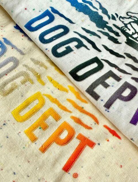 サーフドッグカラーネップTシャツ  犬服ブランドのドッグデプト/DOG DEPT