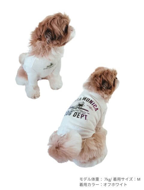 サーフドッグカラーネップTシャツ  犬服ブランドのドッグデプト/DOG DEPT