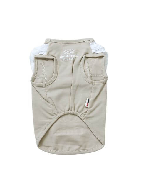 保冷剤ポケット付きフリルノースリーブ 犬服ブランドのドッグデプト/DOG DEPT