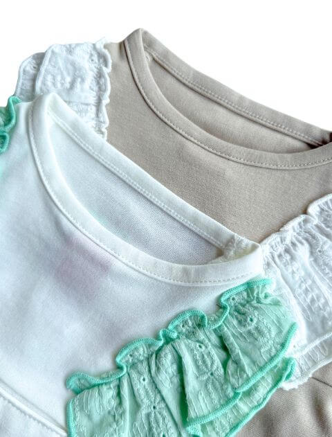 保冷剤ポケット付きフリルノースリーブ 犬服ブランドのドッグデプト/DOG DEPT