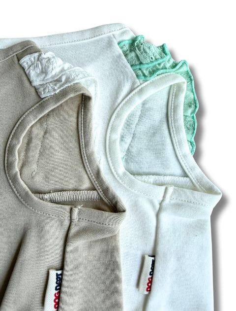 保冷剤ポケット付きフリルノースリーブ 犬服ブランドのドッグデプト/DOG DEPT