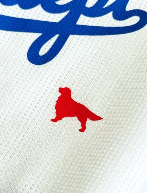 スポーツロゴノースリーブ犬服ブランドのドッグデプト/DOG DEPT