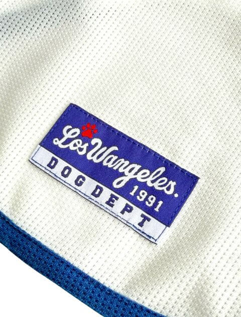 スポーツロゴノースリーブ犬服ブランドのドッグデプト/DOG DEPT