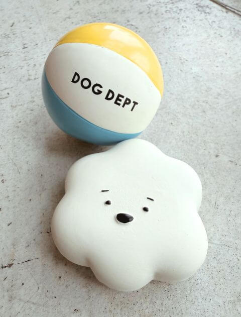 わんことボールのラテックス ブランドのドッグデプト/DOG DEPT