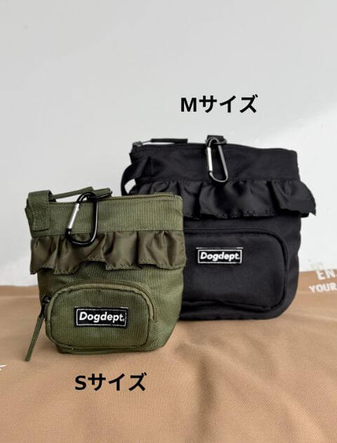 フリルマナーポーチ ブランドのドッグデプト/DOG DEPT