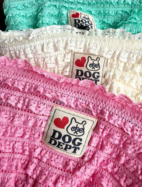 フリルクールネック ブランドのドッグデプト/DOG DEPT