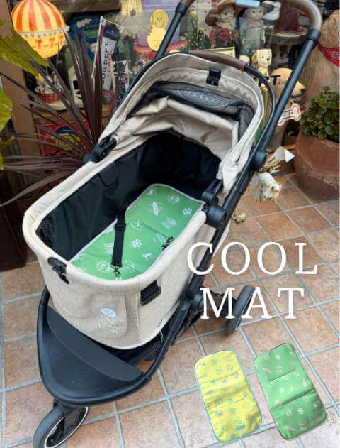 【DOG GOODS】SANTAMONICAロゴクールマット